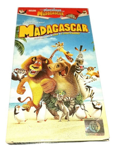 Madagascar - Dreamworks - Vhs - Varios Directores (Usado)