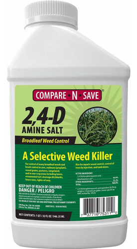 Compare-n-save 2-4-d Amine Broadleaf Eliminador De Malas 32 