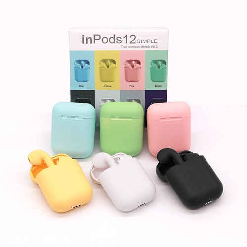 Audifonos Inalambicos I12 Macaron Bluetooth AirPods Tienda!