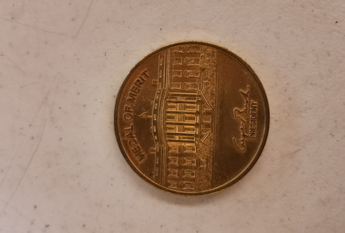 Moneda Coleccionable, Medalla Del Mértito Usa George Bush