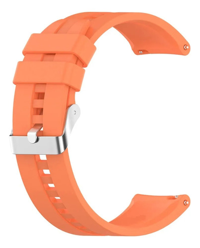 Poolsy Pulseira para smartwatch relógio inteligente digital analógico com pinos 22mm cor laranja