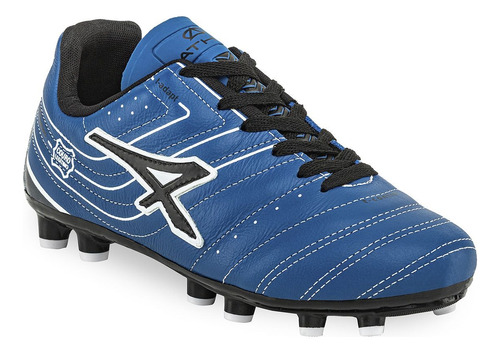 Botin Futbol Rugby Campo Cesped Cuero Vacuno Niños Athix Cuo