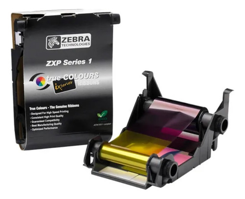 Ribbon Color Ymcko 800011-140 C/ 1000 Impr. P/ Zebra Zxp1 #