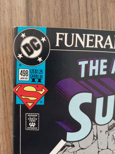 The Adventures Of Superman #498 Second Printing (Usado)