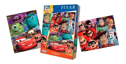 Puzzles Rompecabezas 24 Y 36 Piezas Pixar Dpx01106
