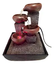 Comprar Fuente De Agua Chica Torres 18cm Cascada Vasijas Deco Zn 