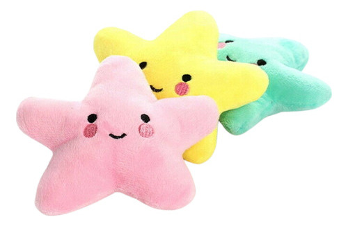 Brinquedo Pelúcia Pet Estrelinha Fofo Cães Gatos Diversão