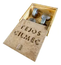 Comprar Caja De 4 Tejos\u002Frayuela Moleteados En Acero De 350gr