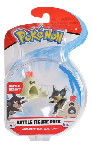 Pokémon  Figura De Acción De Batalla De 2 Pulgadas, Inclu.