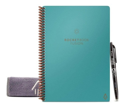 Rocketbook Fusion Executive (tamaño Agenda - Cuaderno) Color Aguamarina