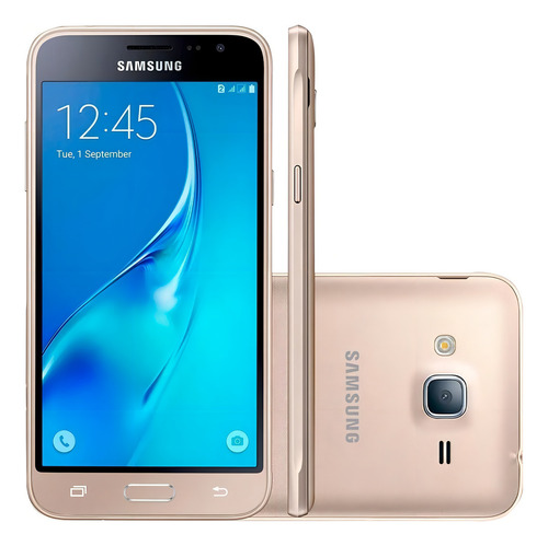 Samsung Galaxy J3 (2016) Dual SIM 8 GB dourado 1.5 GB RAM - Bom (Recondicionado)