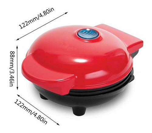 Imagen 2 de 9 de R Creador De Panqueques Mini Waffle Iron Máquina Eléctrica P