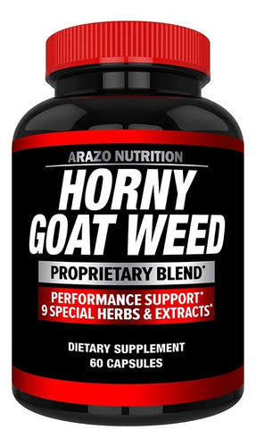 Premium Horny Goat Weed Hierba De Cabra 100% Puro 60 Cap