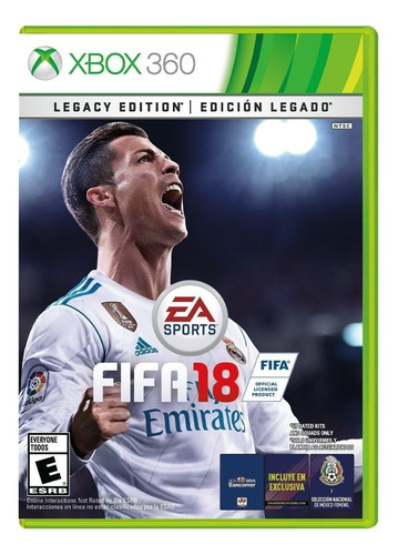 FIFA 18  Legacy Edition Electronic Arts Xbox 360 Físico