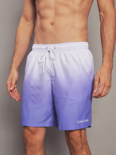 Traje De Baño Gradiend Stripe Multicolor Calvin Klein