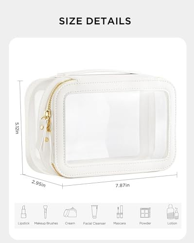 Organizador De Maquillaje Transparente Para Viaje Y Almacena