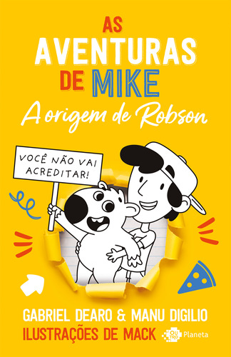Livro As Aventuras De Mike - A Origem De Robson