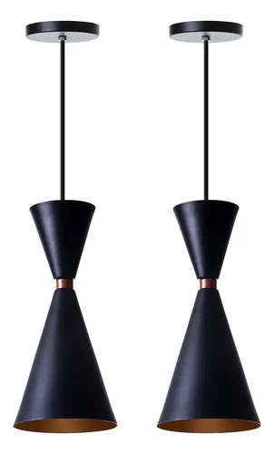 Kit 2 Pendente Lustre Mini Moscou 30cm Balcão Gourmet (3 Cores)