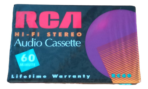 Cassettes Audio Vírgenes Rca Rc-60 Tipo I Sin Uso Sellados