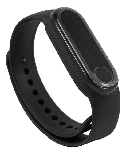 Reloj Smart Band Mod M6 Only Pasos Cardio Notificaciones Caja Negro Malla Negro