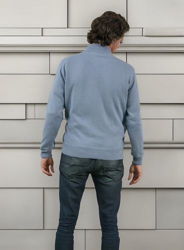 Cuello Polo Con Cierre De Bremer - Sweaters Del Sur Srl