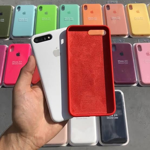 Capa Silicone Case Apple iPhone Original 7/8 E 7/8 Plus