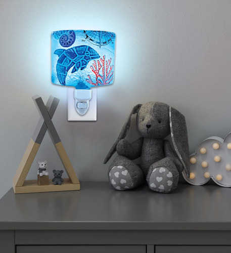 Luz Nocturna De Delfín, Lámpara Decorativa Con Enchufe De Cr