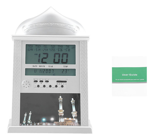 Reloj Digital De Mesa Digital Con Alarma De Oración Azan, Mu