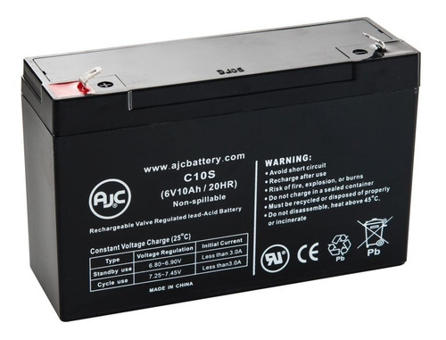 Reemplazo De Batería Para Tensiómetro 6v 10ahajc Battery