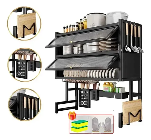 Escorredor de Louça para Cozinha de Duas Camadas 105 cm