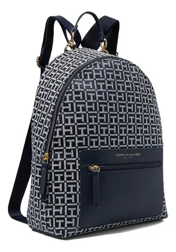 Bolsos Tommy Mochila Tommy Hilfiger Mujer Azul Bolsa Cartera Negra