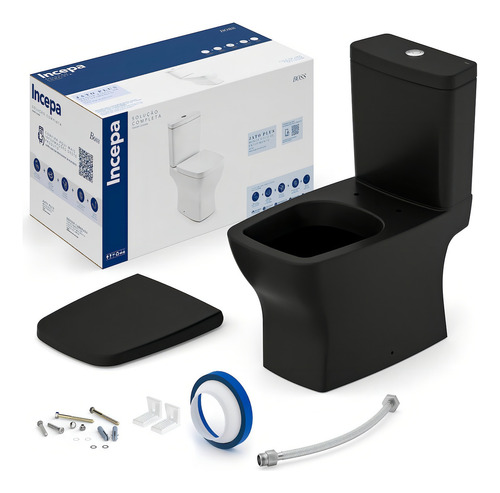 Conjunto Bacia Com Caixa Acoplada Assento Termofixo Boss