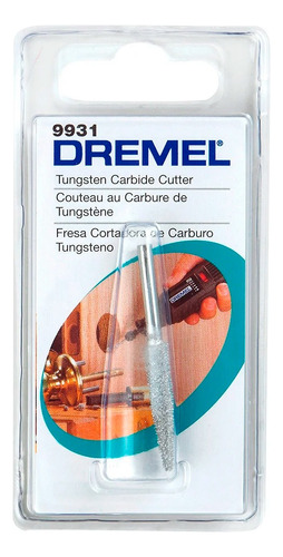 Punta Abrasiva Dremel 9931 Carburo De Tungsteno Recta 1/4 