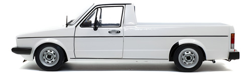 Miniatura Volkswagen Caddy Mk1 1982 Branco 1:18 Solido