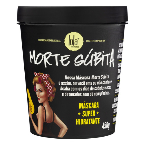 Imagem 2 de 3 de Máscara Lola Cosmetics Morte Súbita 450g