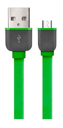 Cabo Usb 2.0 X Micro Usb 5 Pinos 1m Multilaser | Wi298-verde