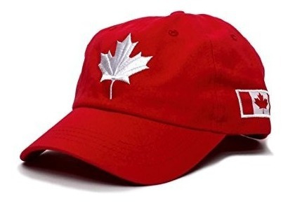 Bandera Cap Hoja De Arce De Canadá Papá Sombrero Bordado Can