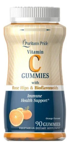 Vitamina C 90 Gomitas Puritan´s Pride Sabor Naranja