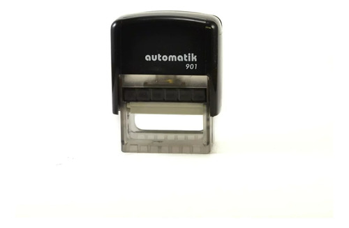 Automatik 901 Sello de texto automático tinta negro exterior negro