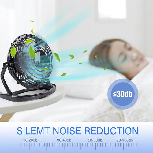 Miniventilador Usb Portátil De 4