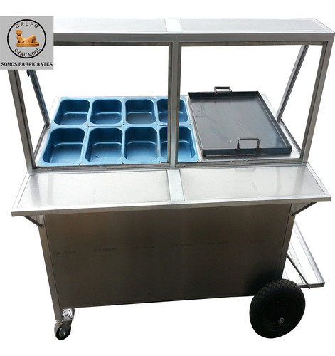 Carrito De Comida 8 Guisados Y Plancha P309