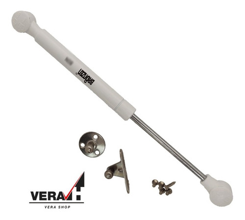 Imagen 7 de 10 de Piston A Gas Para Puertas Elevables Alacena 60n Blanco X20u