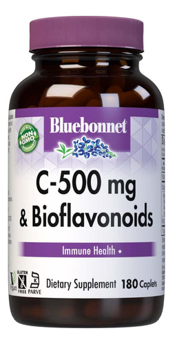 Bluebonnet Nutrition C 500 Mg Plus Bioflavonoides Cápsets, V