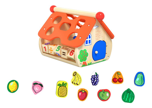 Cubo De Actividades De Madera Juguetes Preescolares