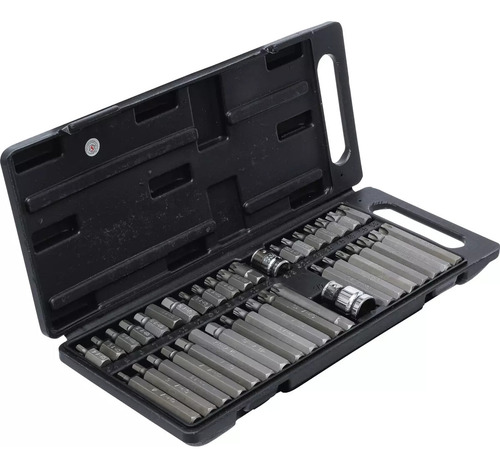 Kit De 40 Puntas Combinadas Spline Torx Hexagonales Bgs Diy
