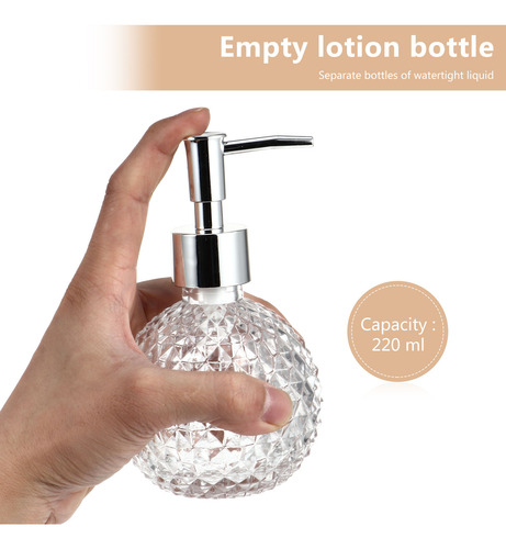 Botellas Home Pump De 220 Ml, 1 Unidad, Botella Vacía Para V
