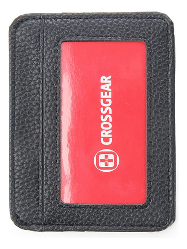 Porta Cartão Crossgear Carteira Slim Cnh Ultrafino Cor Preto