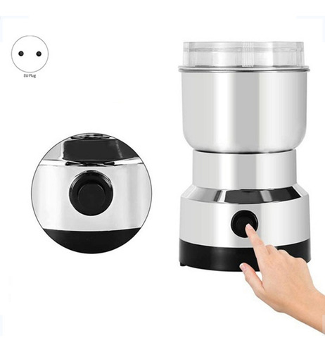 Moedor Triturador De Café Sementes Elétrico Inoxidável Bene Cor Inox