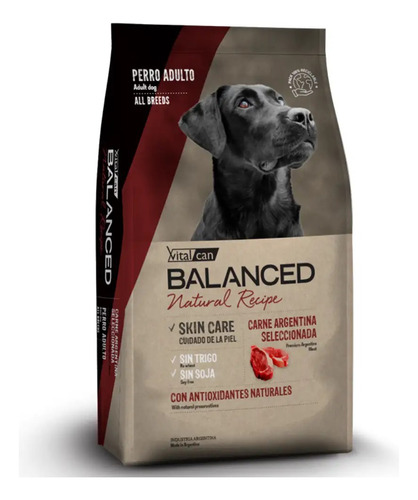 Vital Balanced Perro Carne Argentina X 15 + 3 Kg Boedo