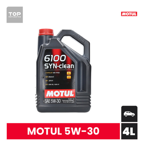 Aceite Motul 6100 Syntetico Clean 5w30 4 Ls